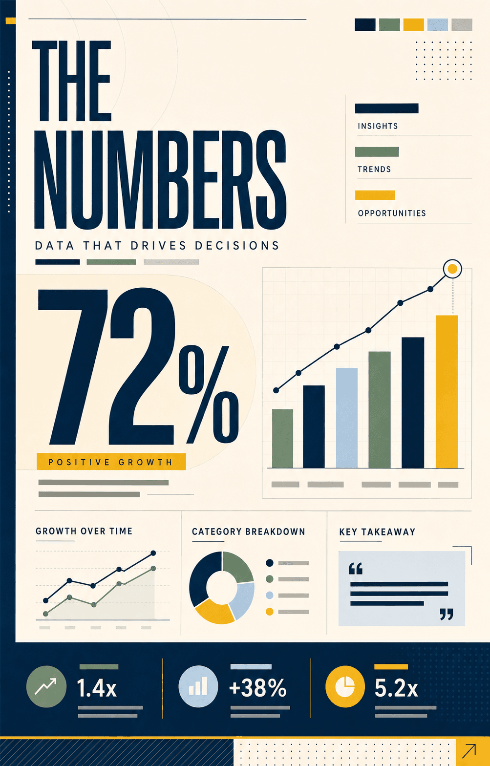 Data story carousel template preview