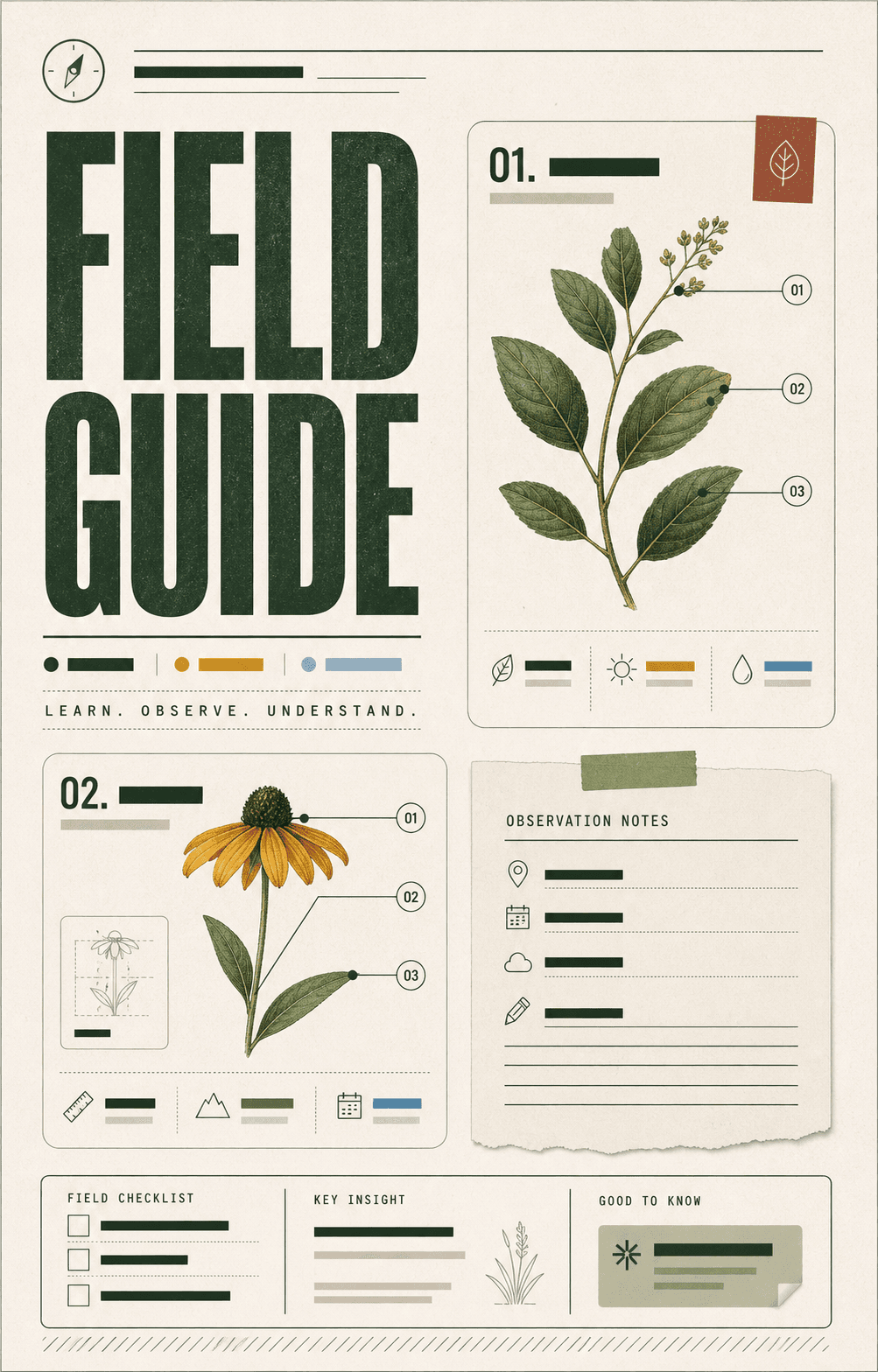Field guide carousel template preview