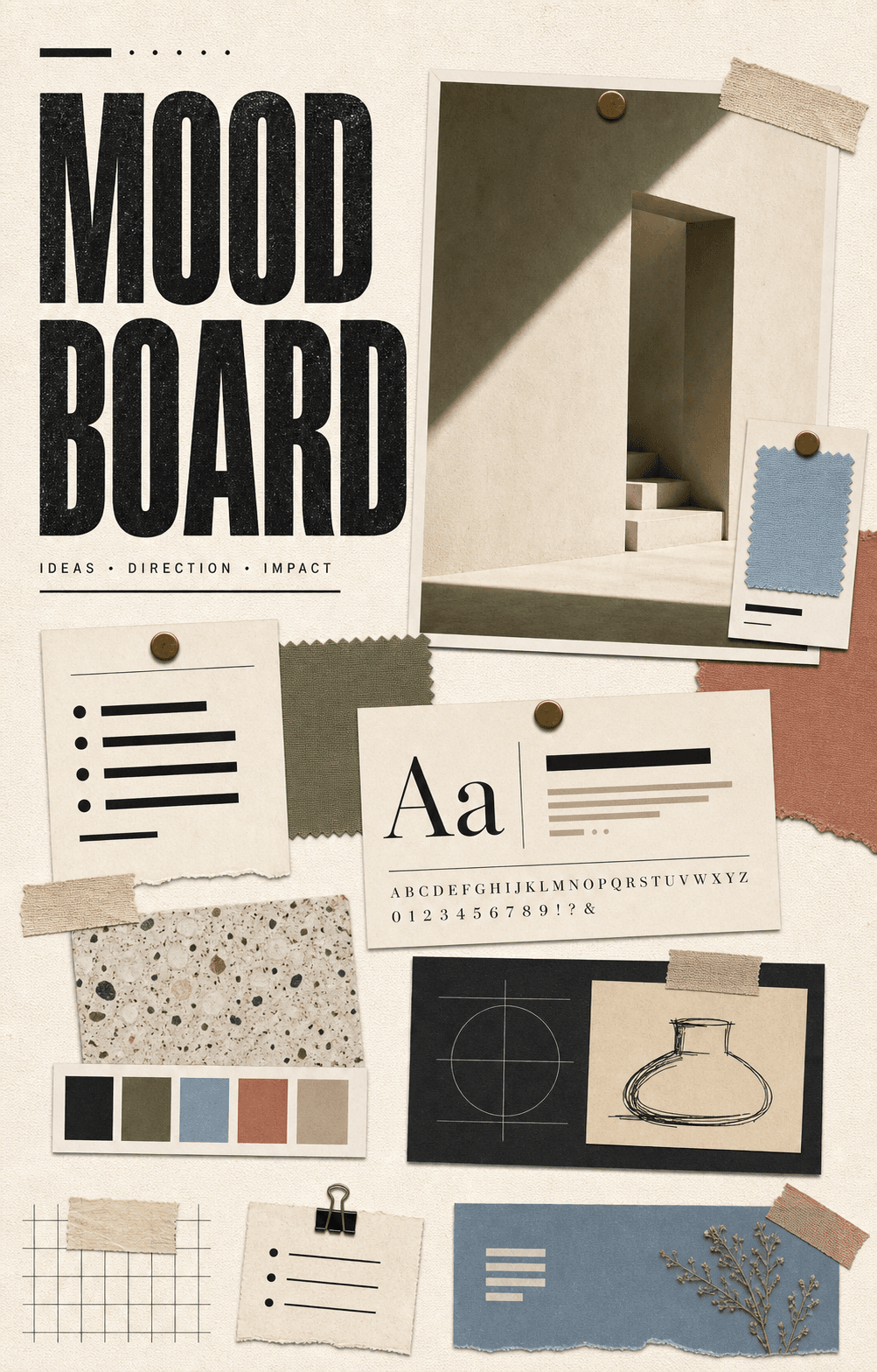 Studio moodboard carousel template preview